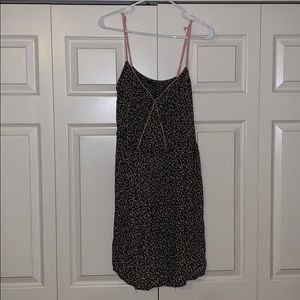 Black Floral Tank Dress